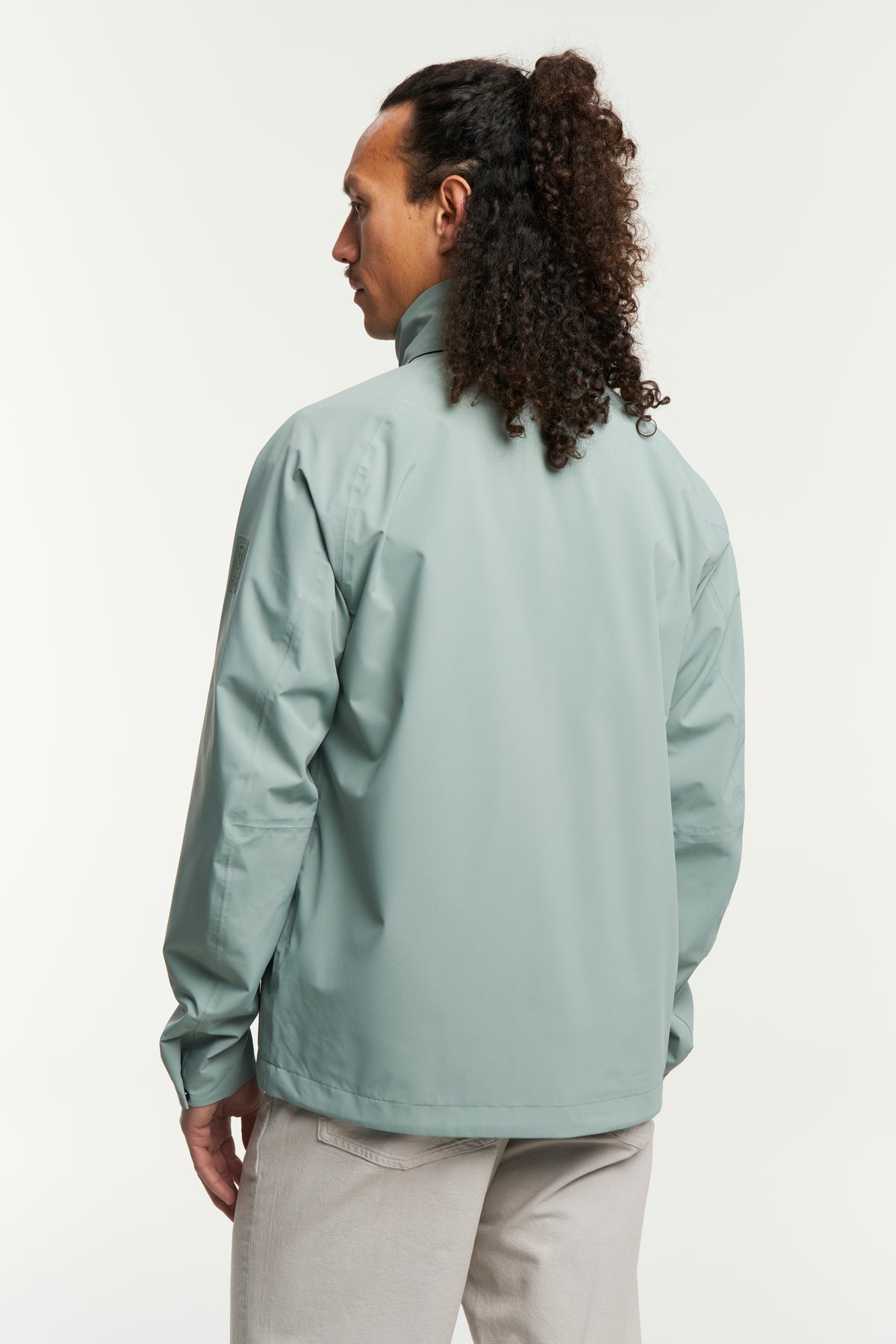 Tenson Manning Jacket Men Graugrün, Rückansicht