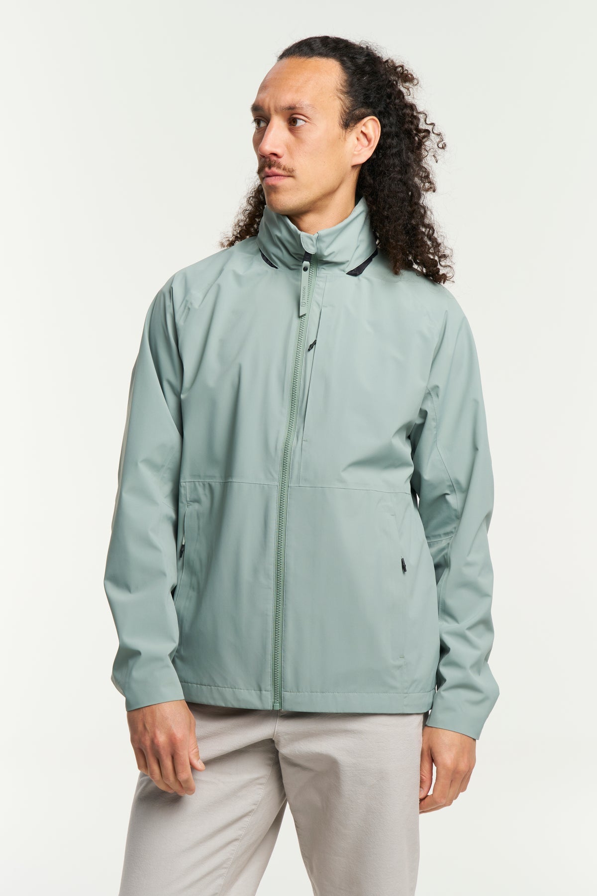 Tenson Manning Jacket Men Graugrün, Vorderansicht