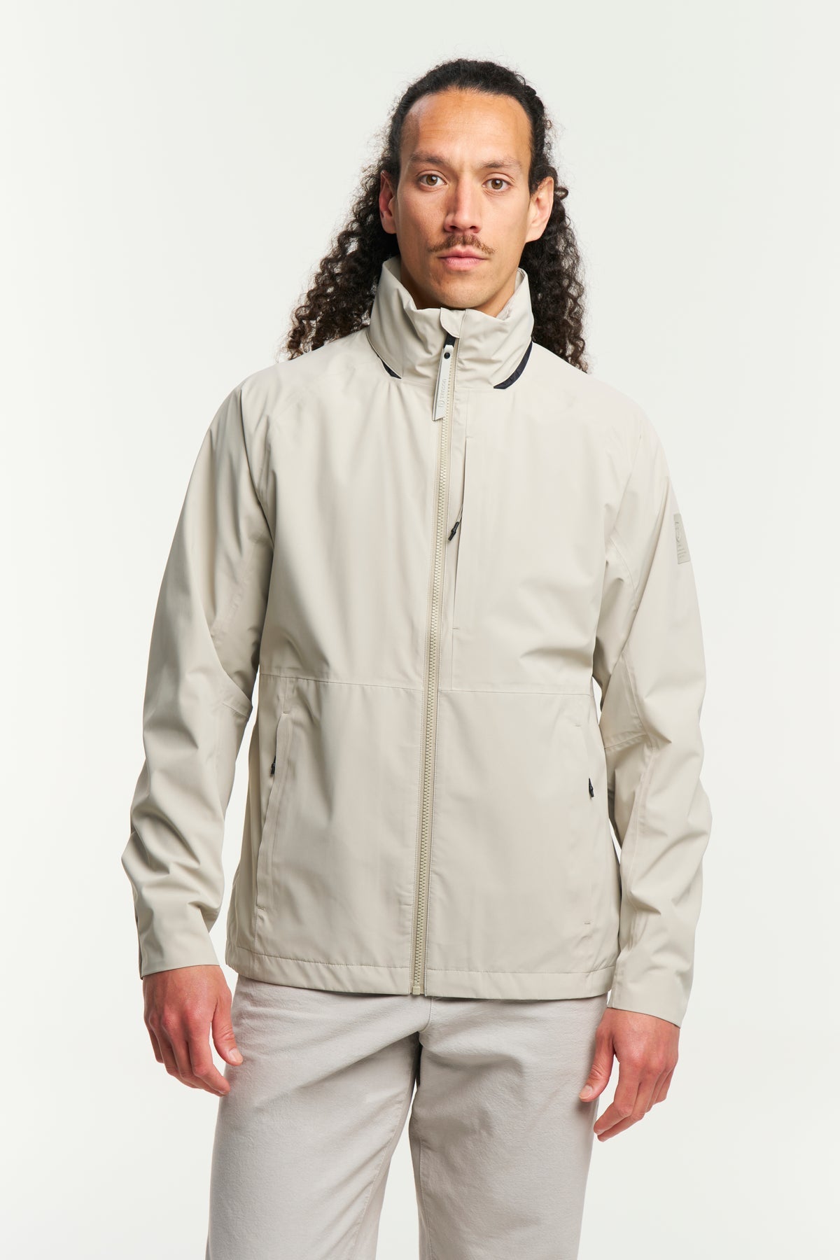 Tenson Manning Jacket Men Beige, Vorderansicht