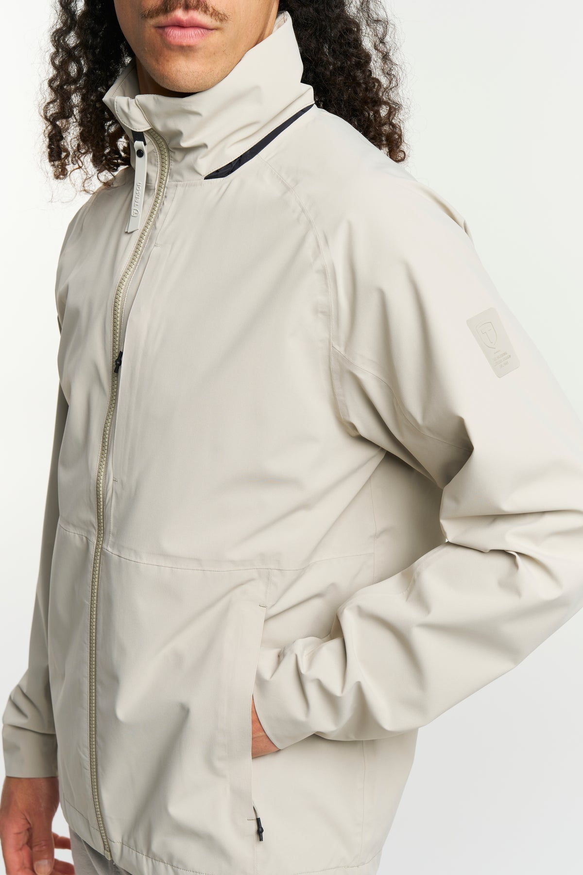 Tenson Manning Jacket Men Beige, Produktansicht