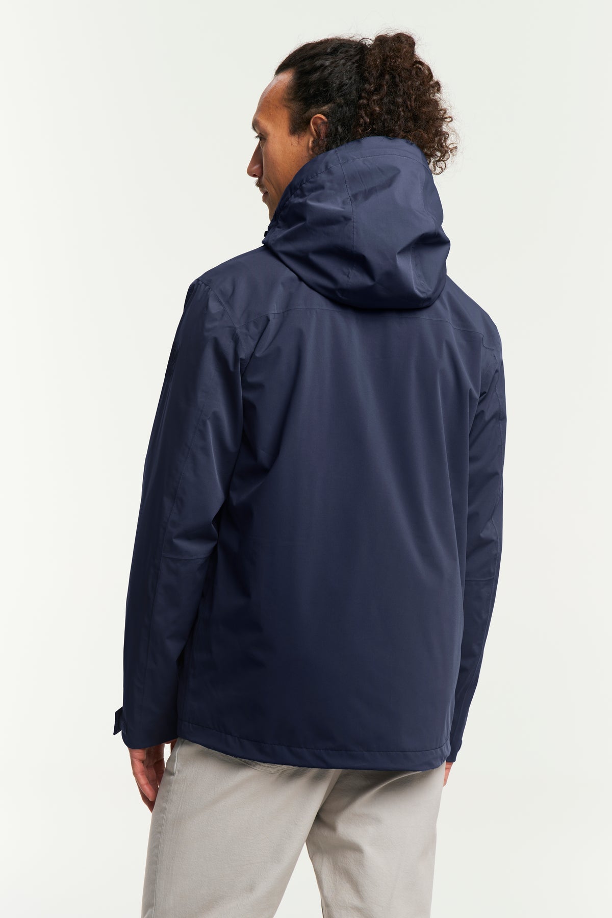Tenson Dustin Jacket Men Dunkelmarineblau, Rückansicht