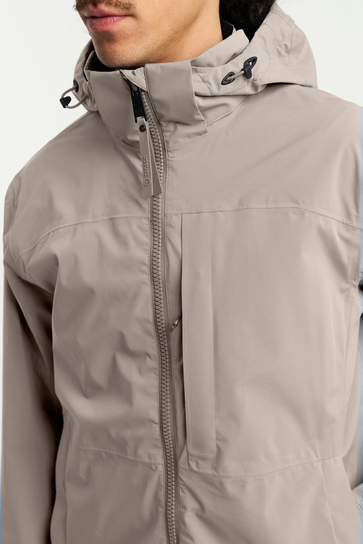 Tenson Dustin Jacket Men Taupe, Produktansicht