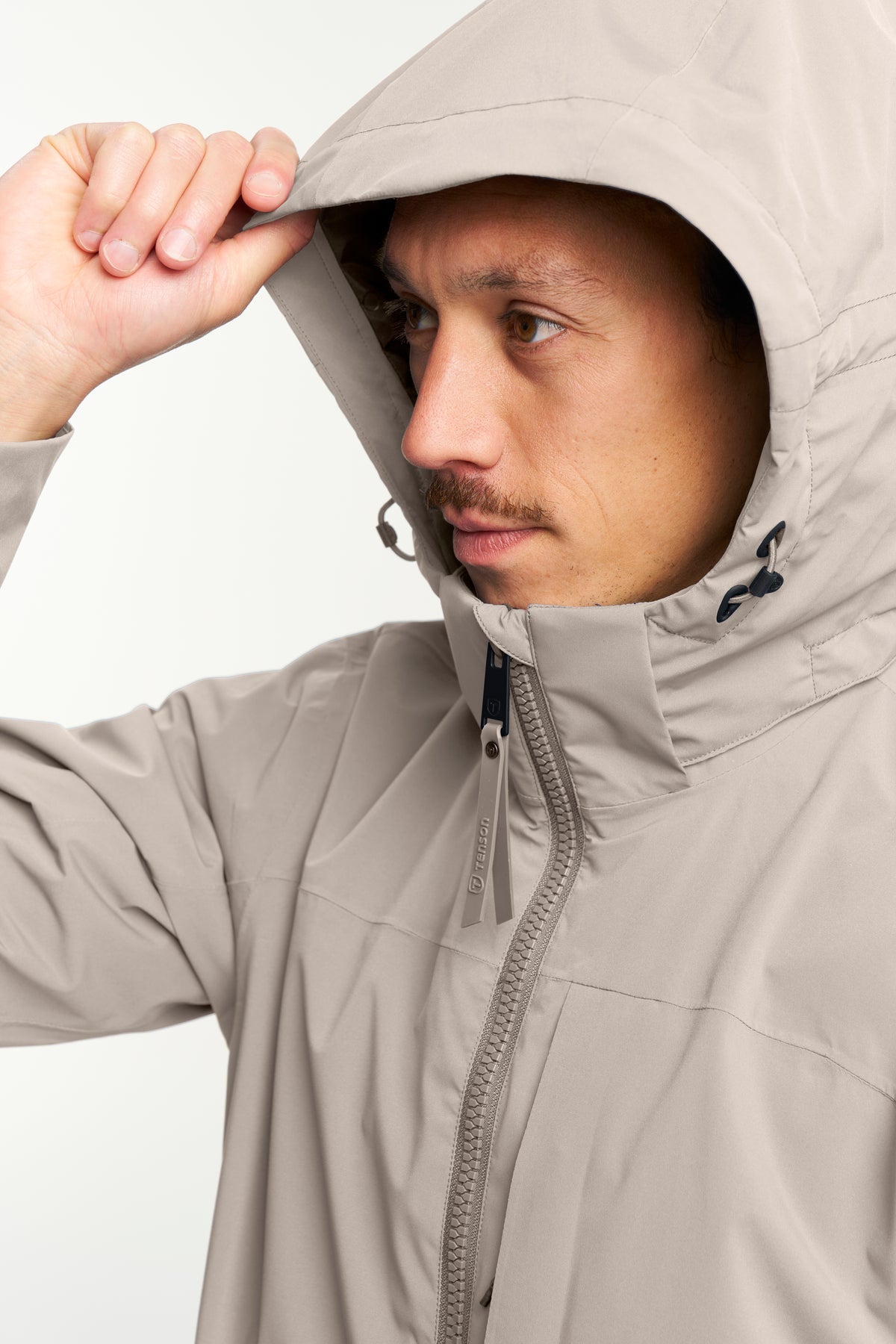 Tenson Dustin Jacket Men Taupe, Produktansicht