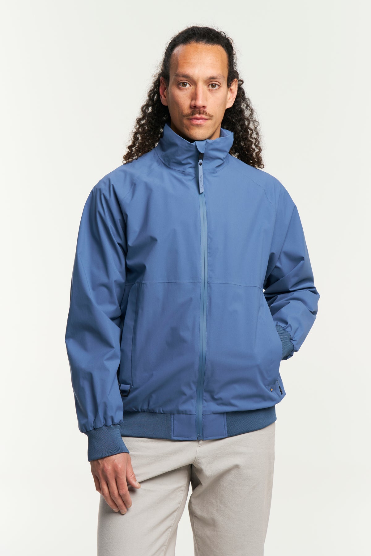 Tenson Zenith Jacket Men Blau-Grau, Vorderansicht
