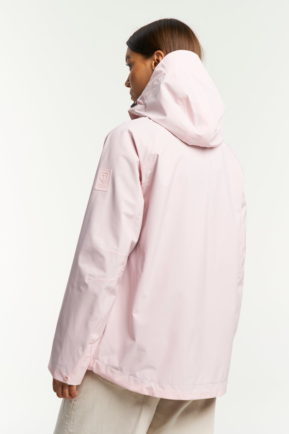 Tenson Monroe Mid Jacket Women Hellrosa, Rückansicht
