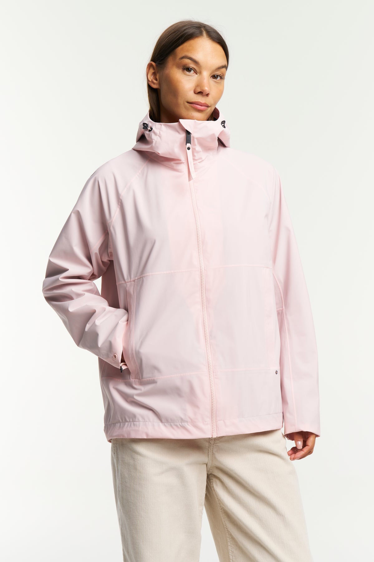 Tenson Monroe Mid Jacket Women Hellrosa, Vorderansicht