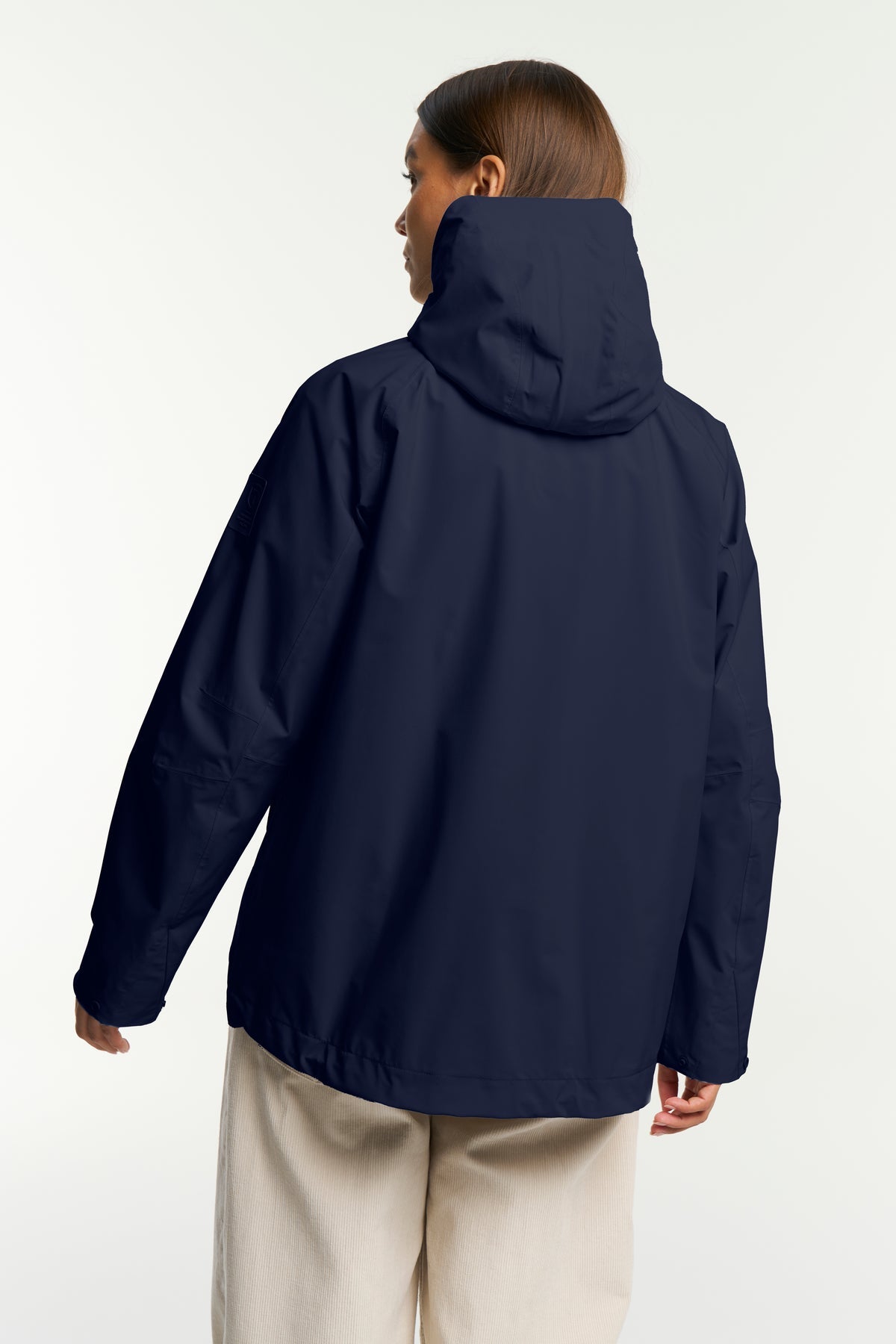 Tenson Monroe Mid Jacket Women Dunkelmarineblau, Rückansicht