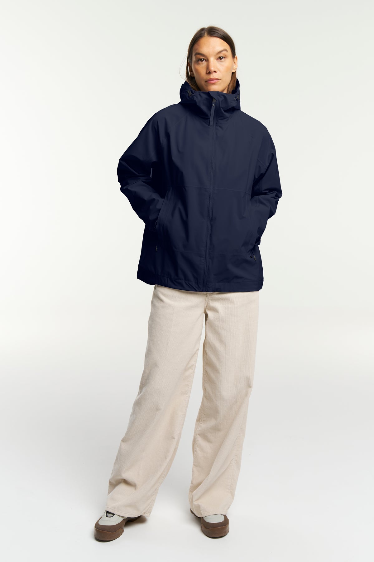 Tenson Monroe Mid Jacket Women Dunkelmarineblau, Produktansicht