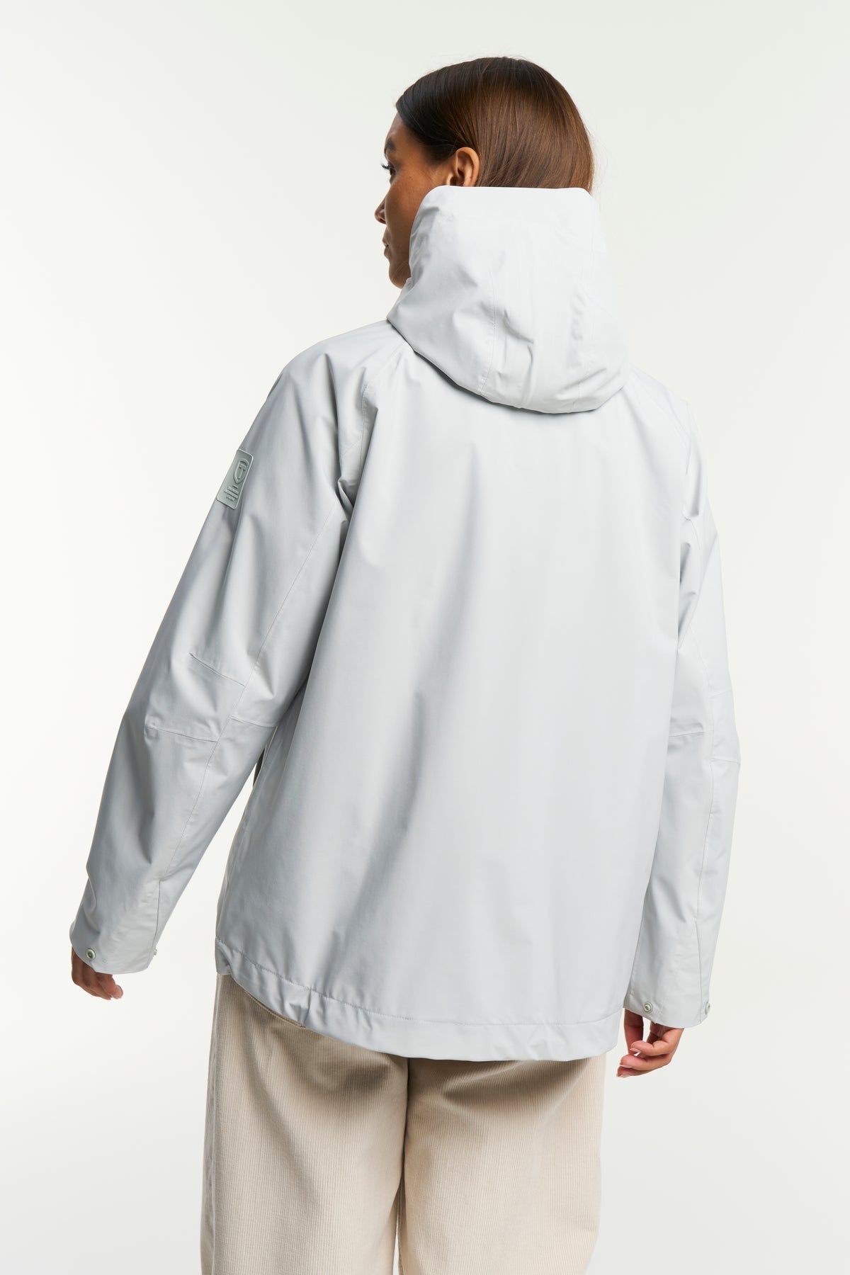 Tenson Monroe Mid Jacket Women Graugrün, Rückansicht