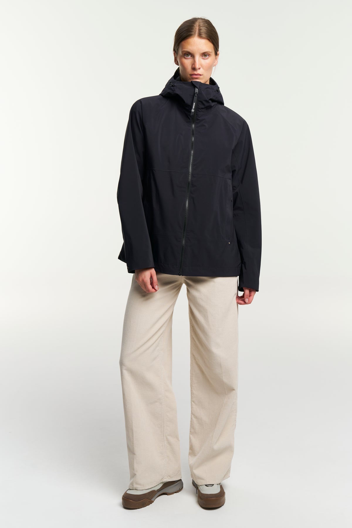 Tenson Monroe Mid Jacket Women Schwarz, Produktansicht