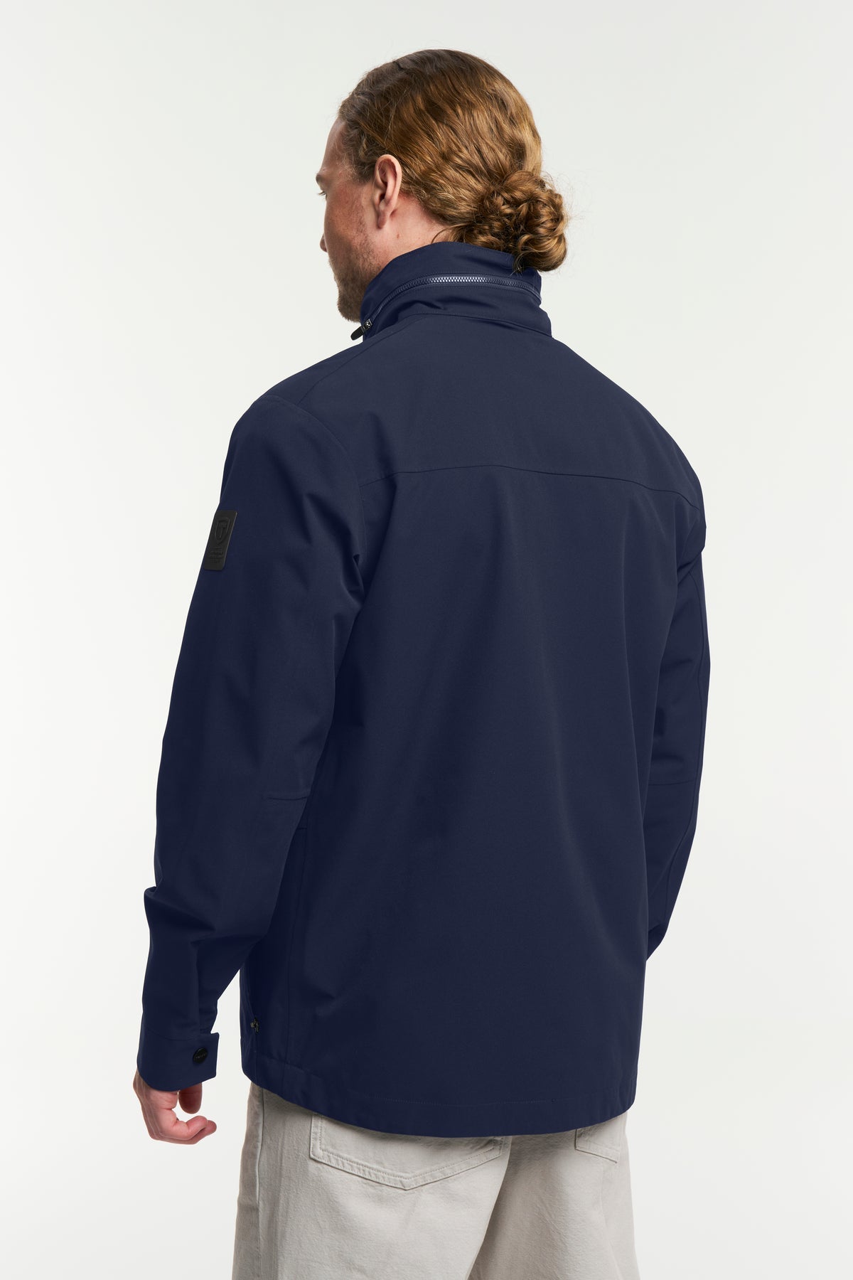 Tenson Reporter Jacket Men Dunkelmarineblau, Rückansicht