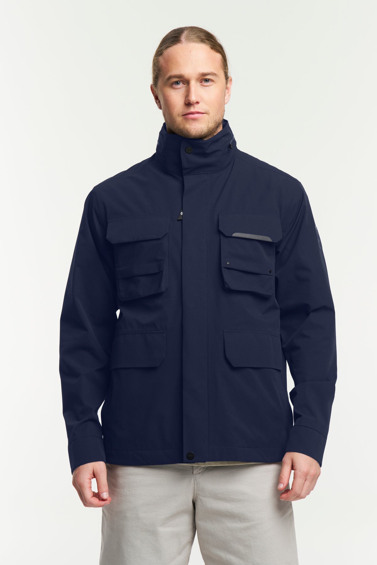 Tenson Reporter Jacket Men Dunkelmarineblau, Vorderansicht