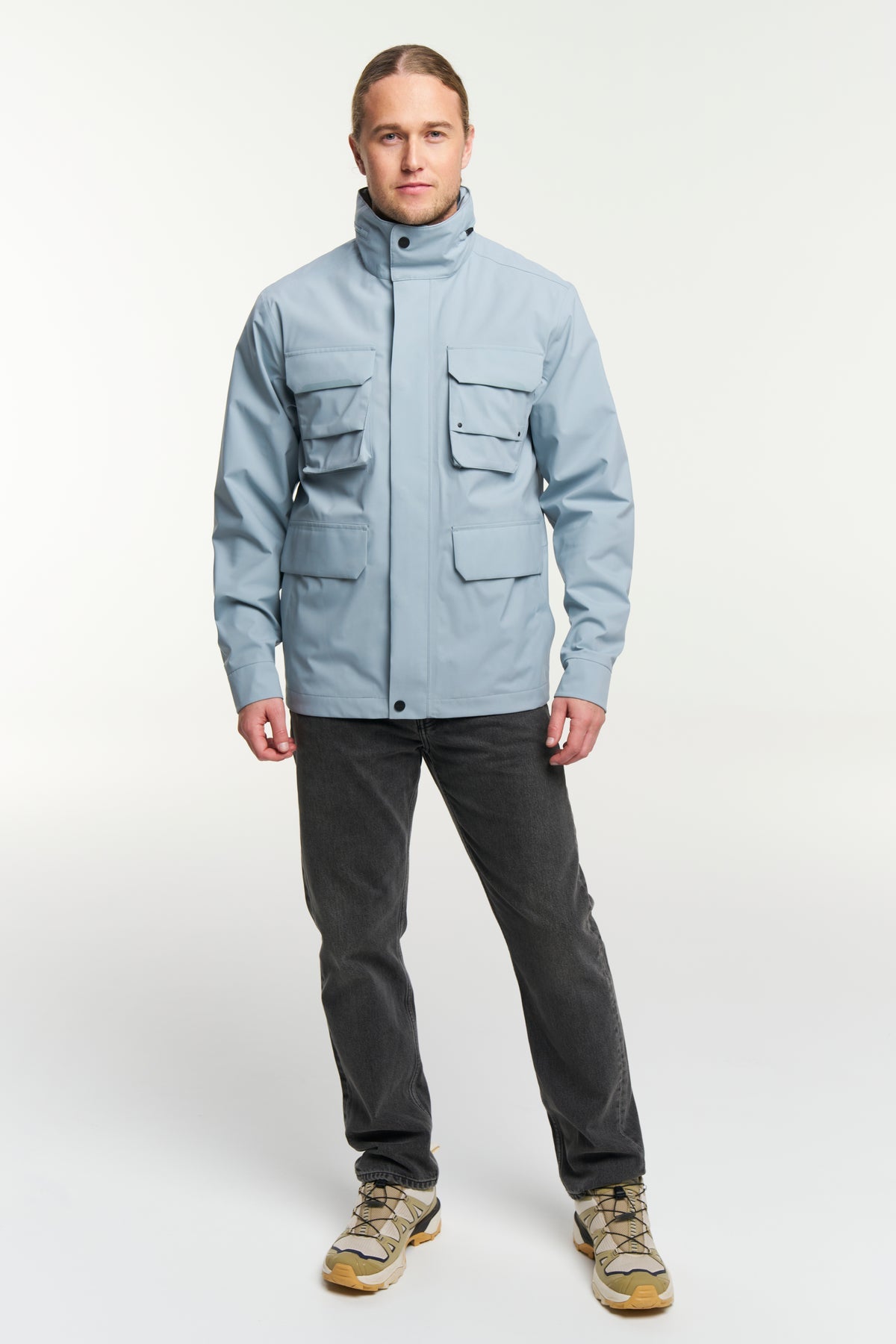 Tenson Reporter Jacket Men Blau-Grau, Produktansicht