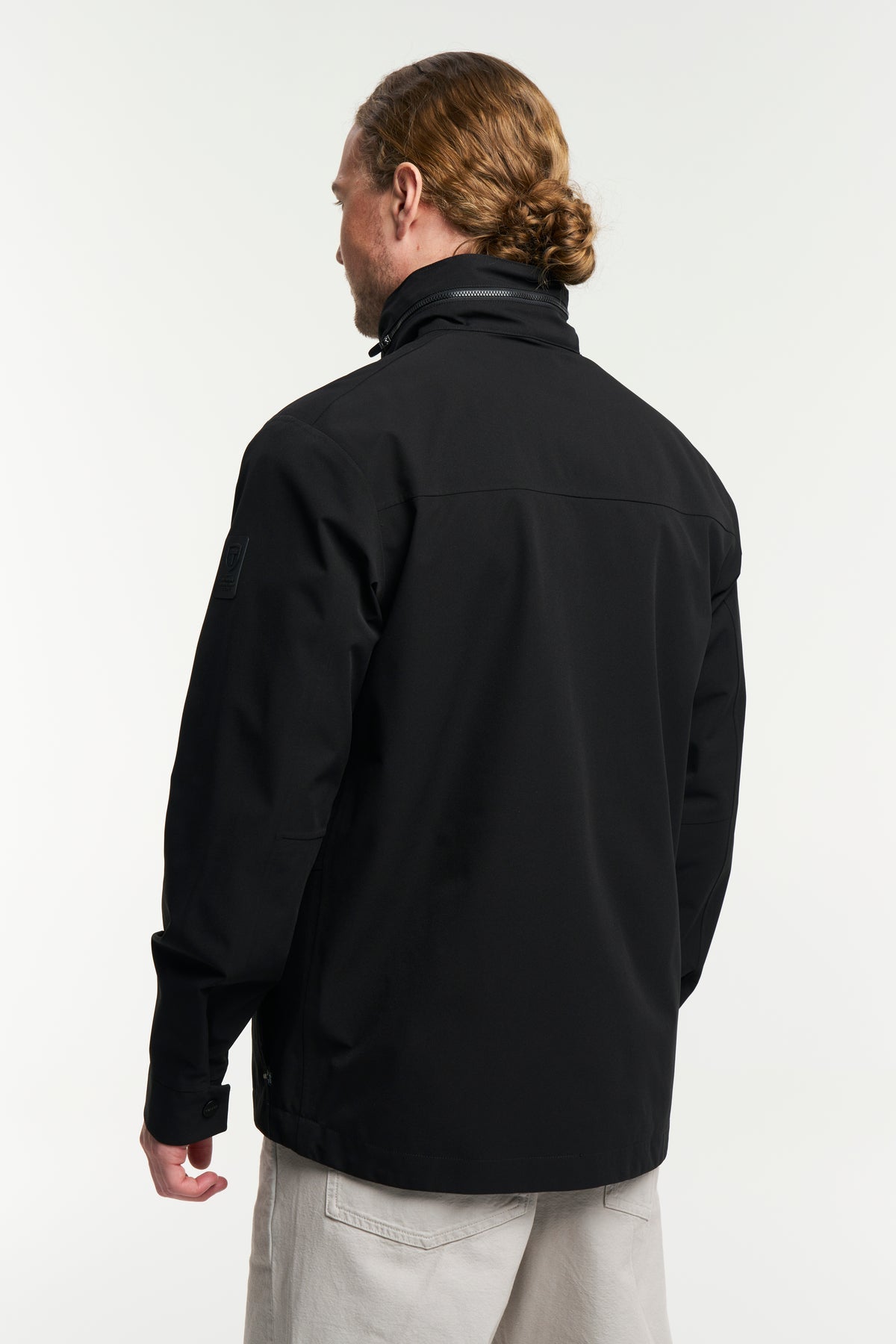 Tenson Reporter Jacket Men Schwarz, Rückansicht