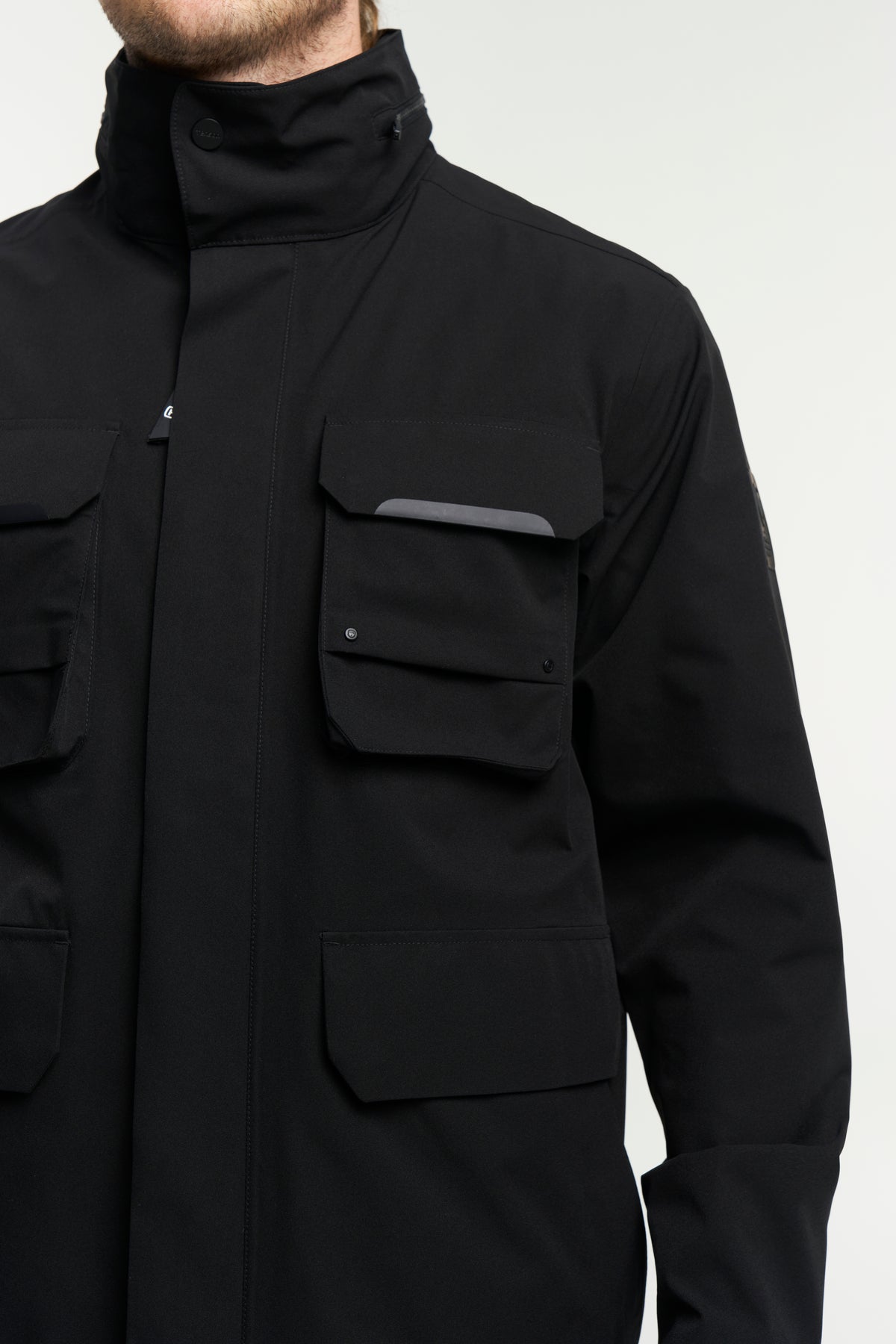 Tenson Reporter Jacket Men Schwarz, Produktansicht