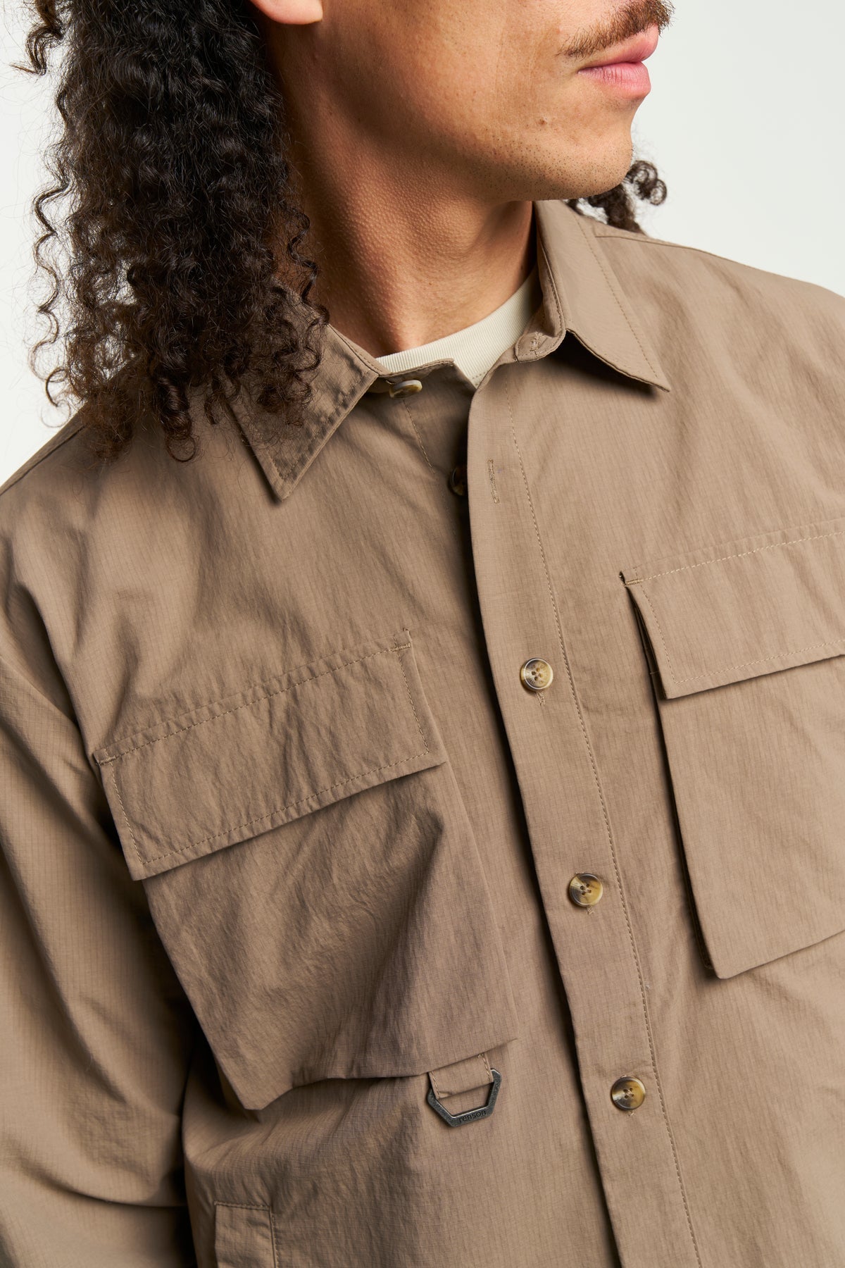 Tenson Camper Overshirt Men Braun, Produktansicht