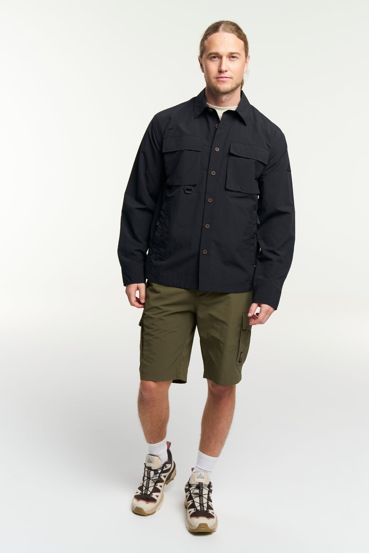 Tenson Camper Overshirt Men Schwarz, Produktansicht