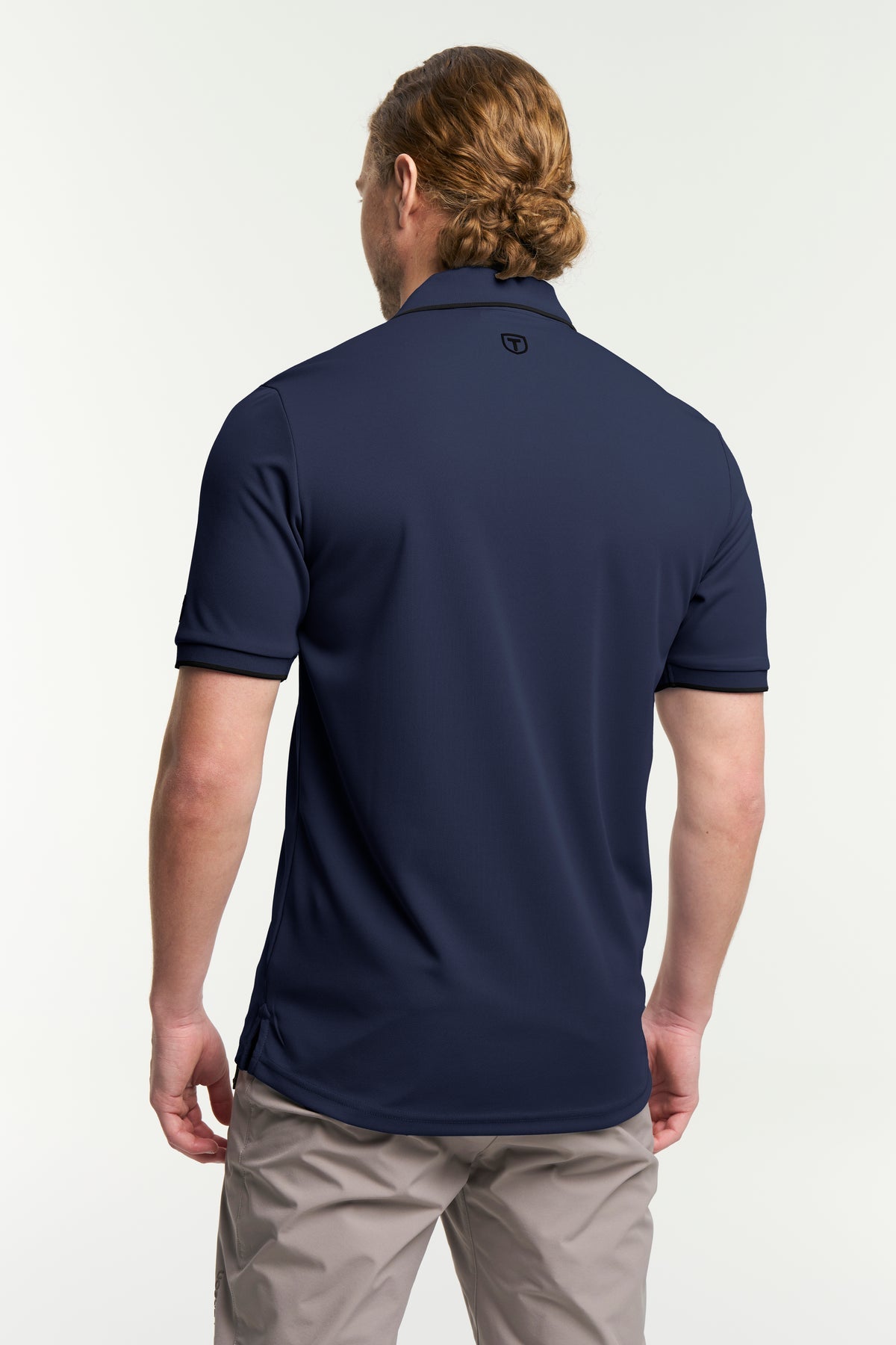 Tenson TXlite Quick Dry Polo Men Dunkelmarineblau, Rückansicht