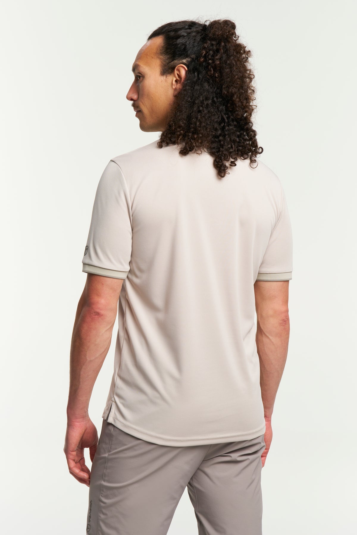 Tenson TXlite Quick Dry Polo Men Sand, Rückansicht