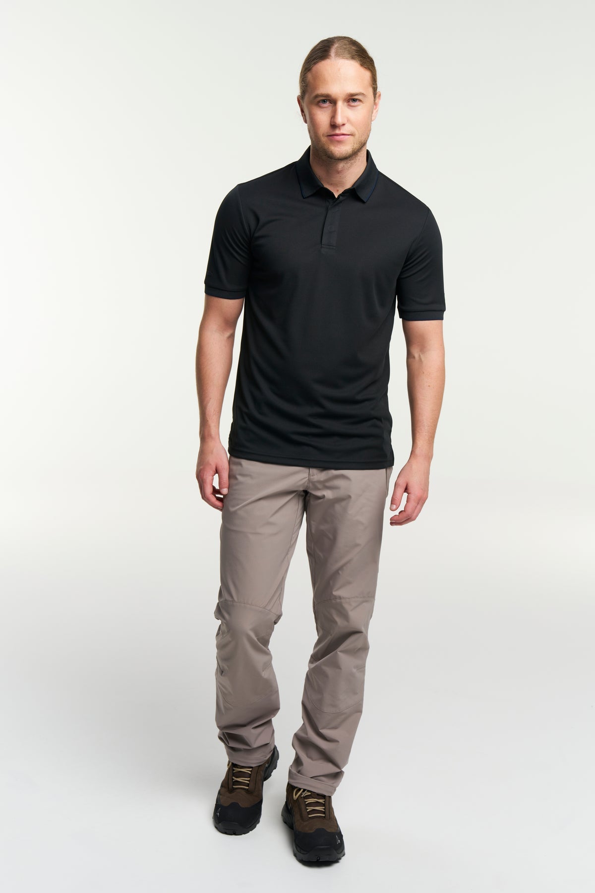 Tenson TXlite Quick Dry Polo Men Schwarz, Produktansicht