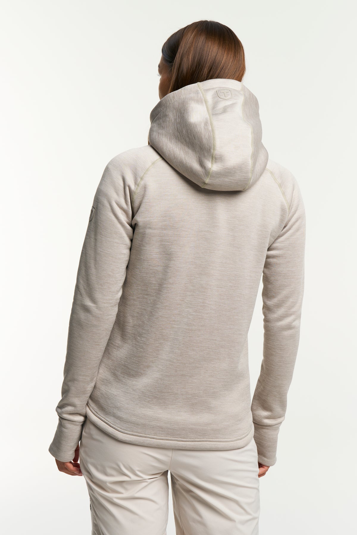 Tenson Power Comfort Hoodie Women Sand, Rückansicht