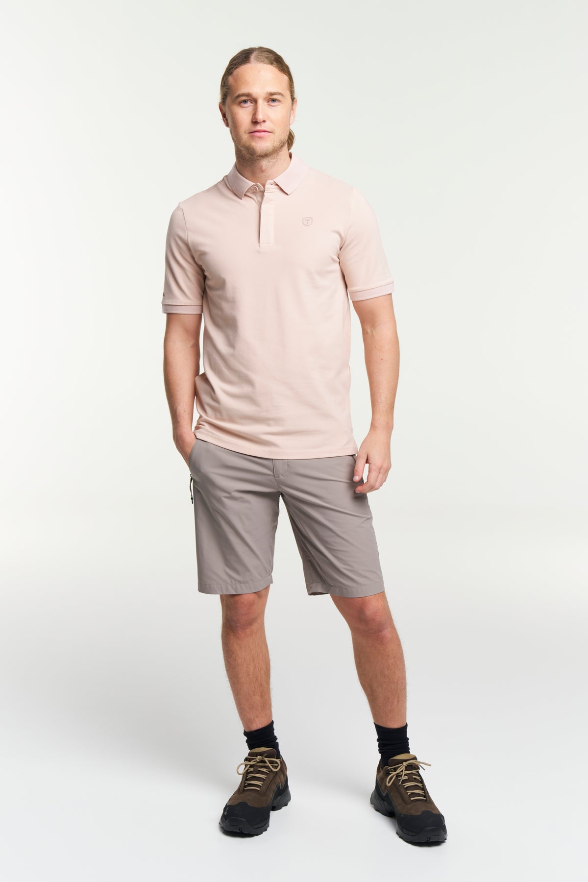 Tenson TXlite Blend Polo Men Hellrosa, Produktansicht