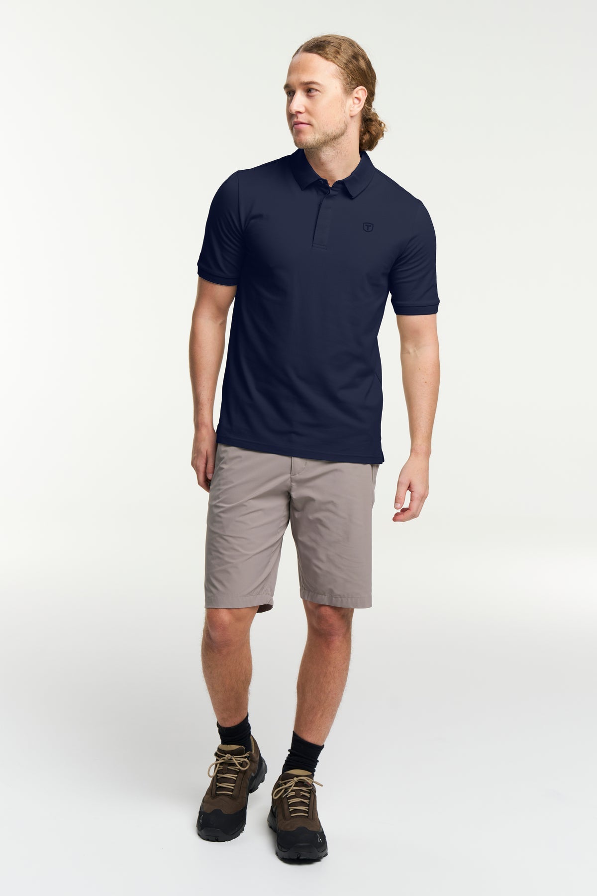 Tenson TXlite Blend Polo Men Dunkelmarineblau, Produktansicht