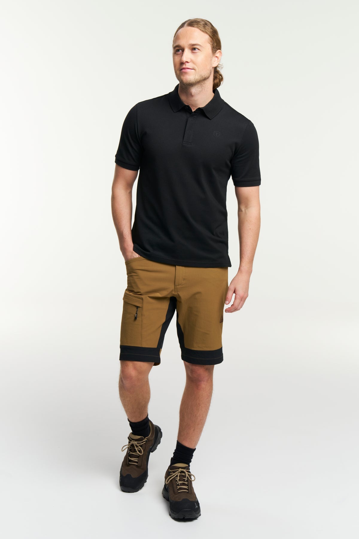 Tenson TXlite Blend Polo Men Schwarz, Produktansicht