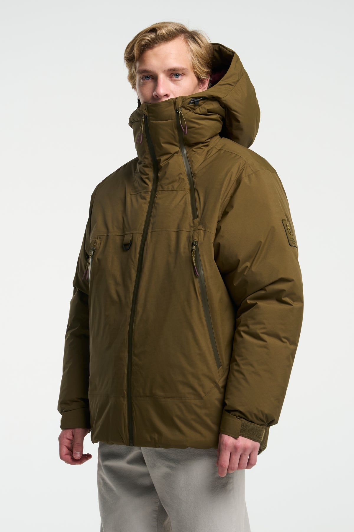 Tenson Kenun Jacket Men Dunkelolivgrün, Produktansicht