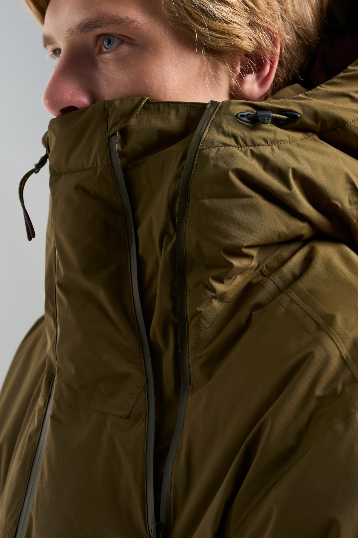 Tenson Kenun Jacket Men Dunkelolivgrün, Produktansicht