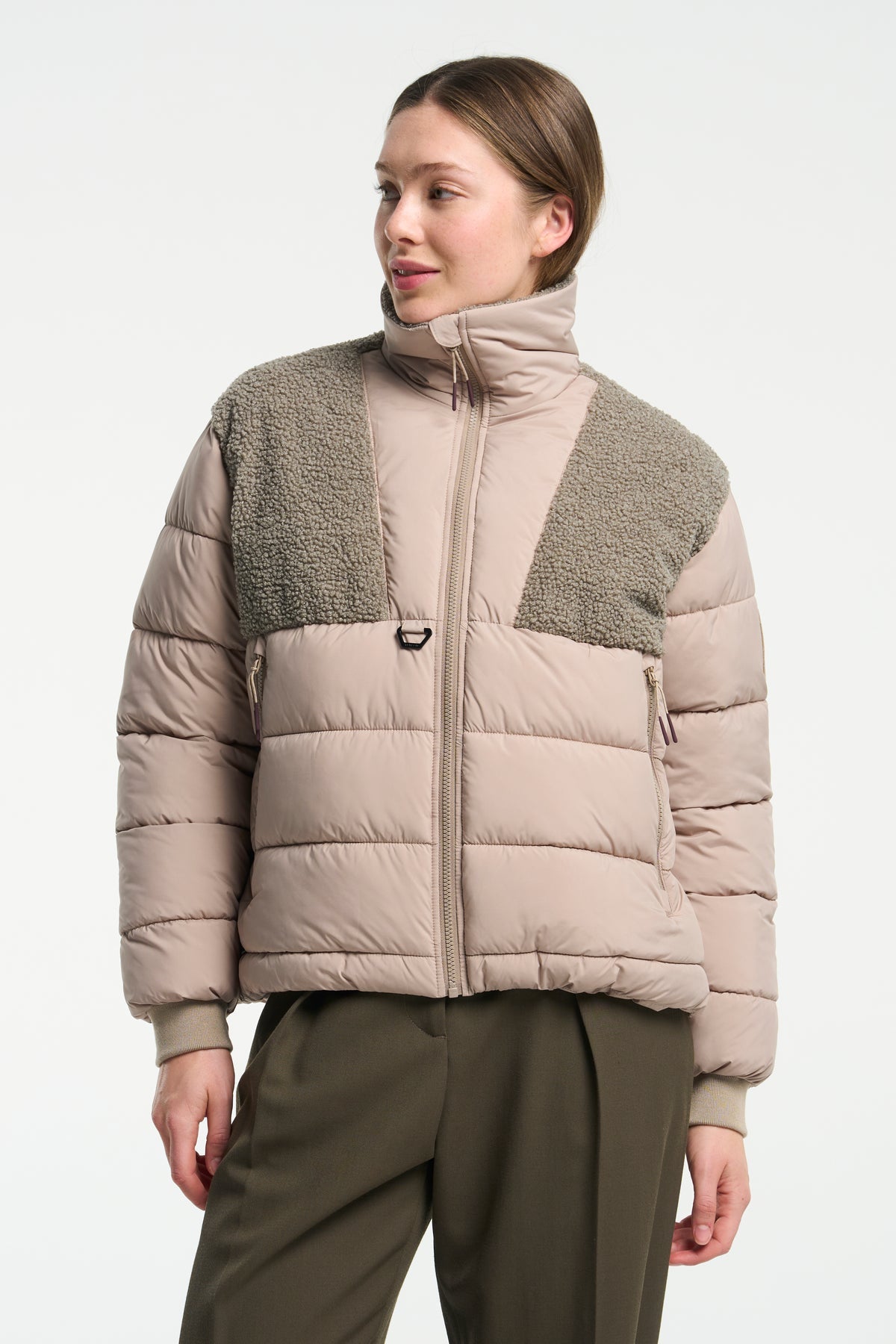 Tenson Kenun Hybrid Jacket Women Sand, Produktansicht