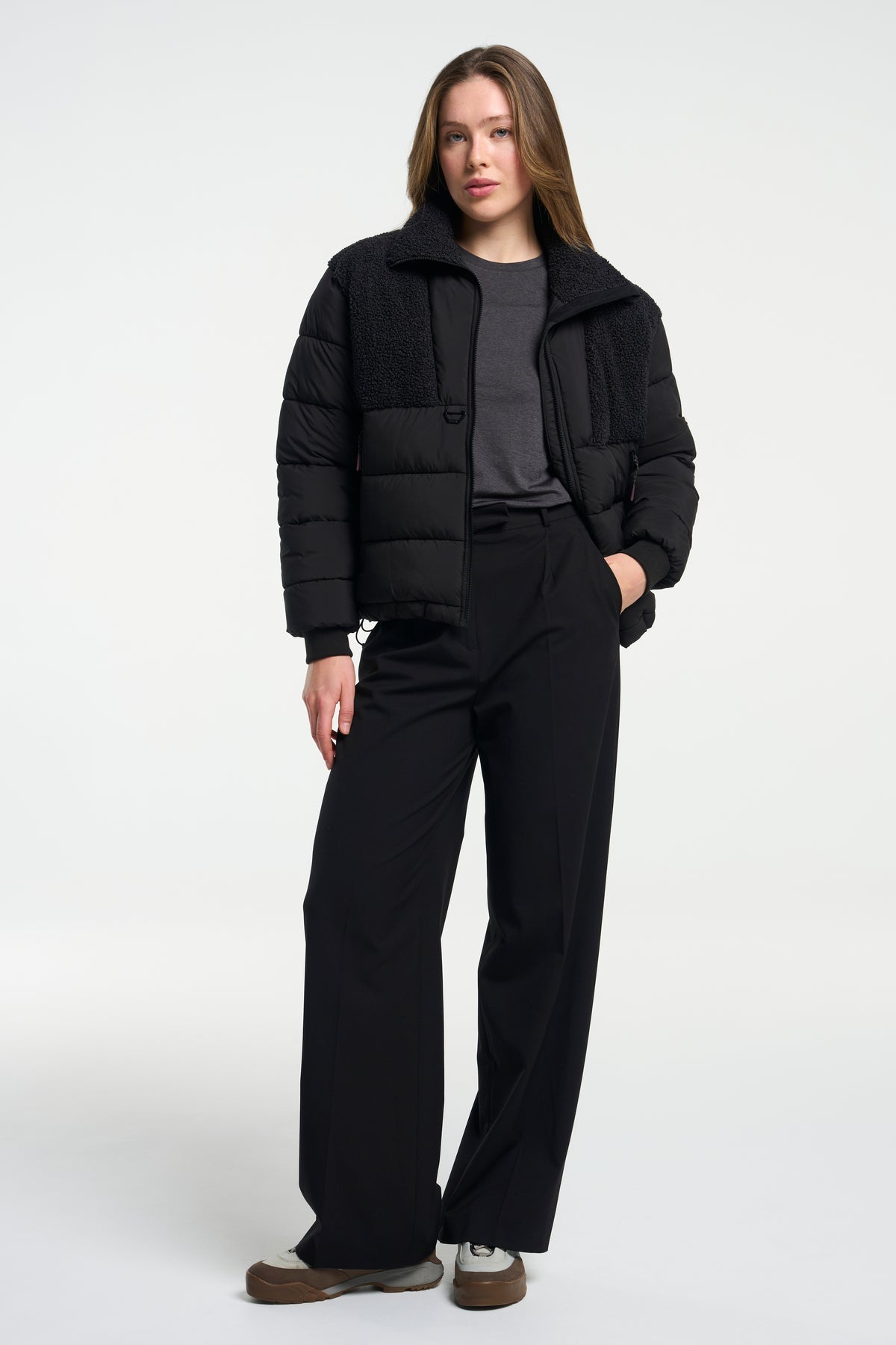 Tenson Kenun Hybrid Jacket Women Schwarz, Produktansicht