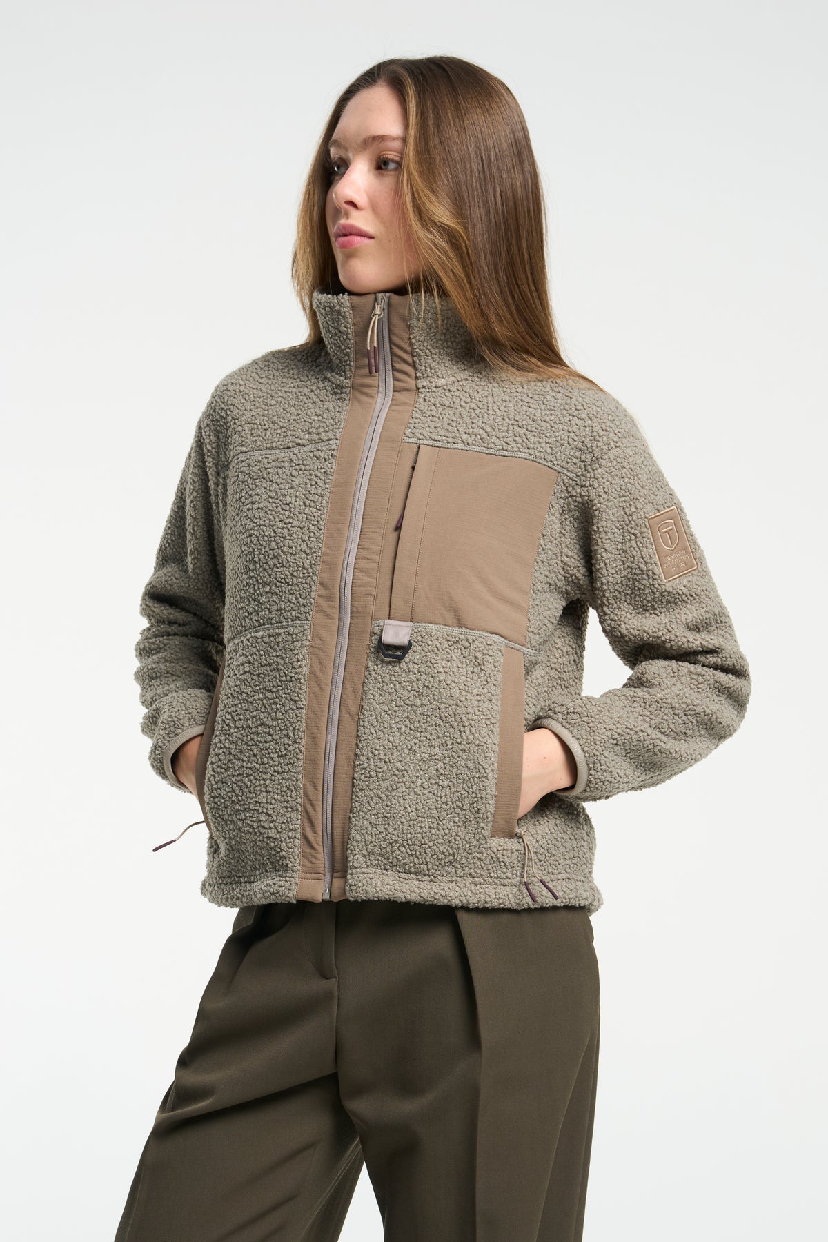 Tenson Camper Pile Women Taupe, Produktansicht
