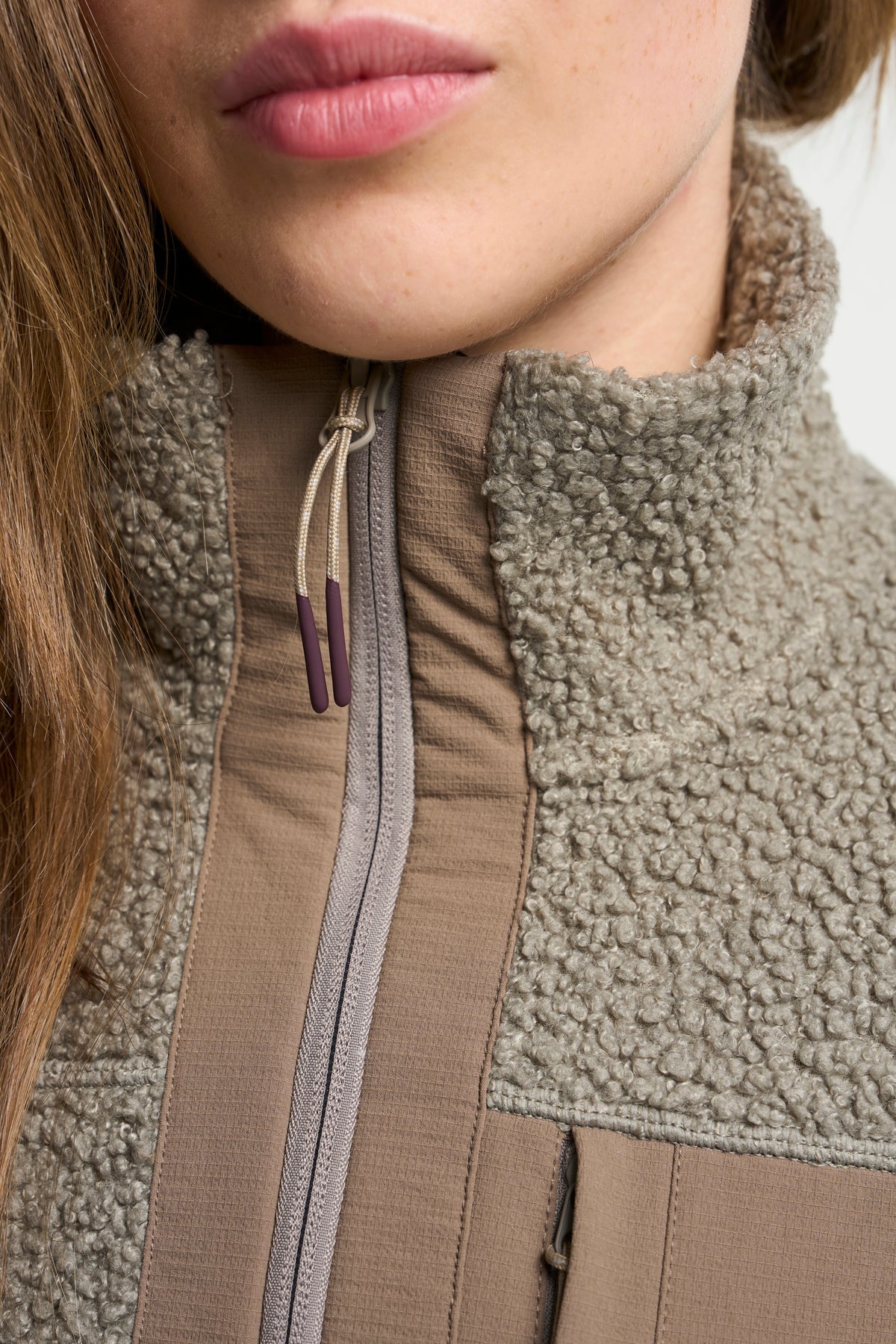 Tenson Camper Pile Women Taupe, Produktansicht