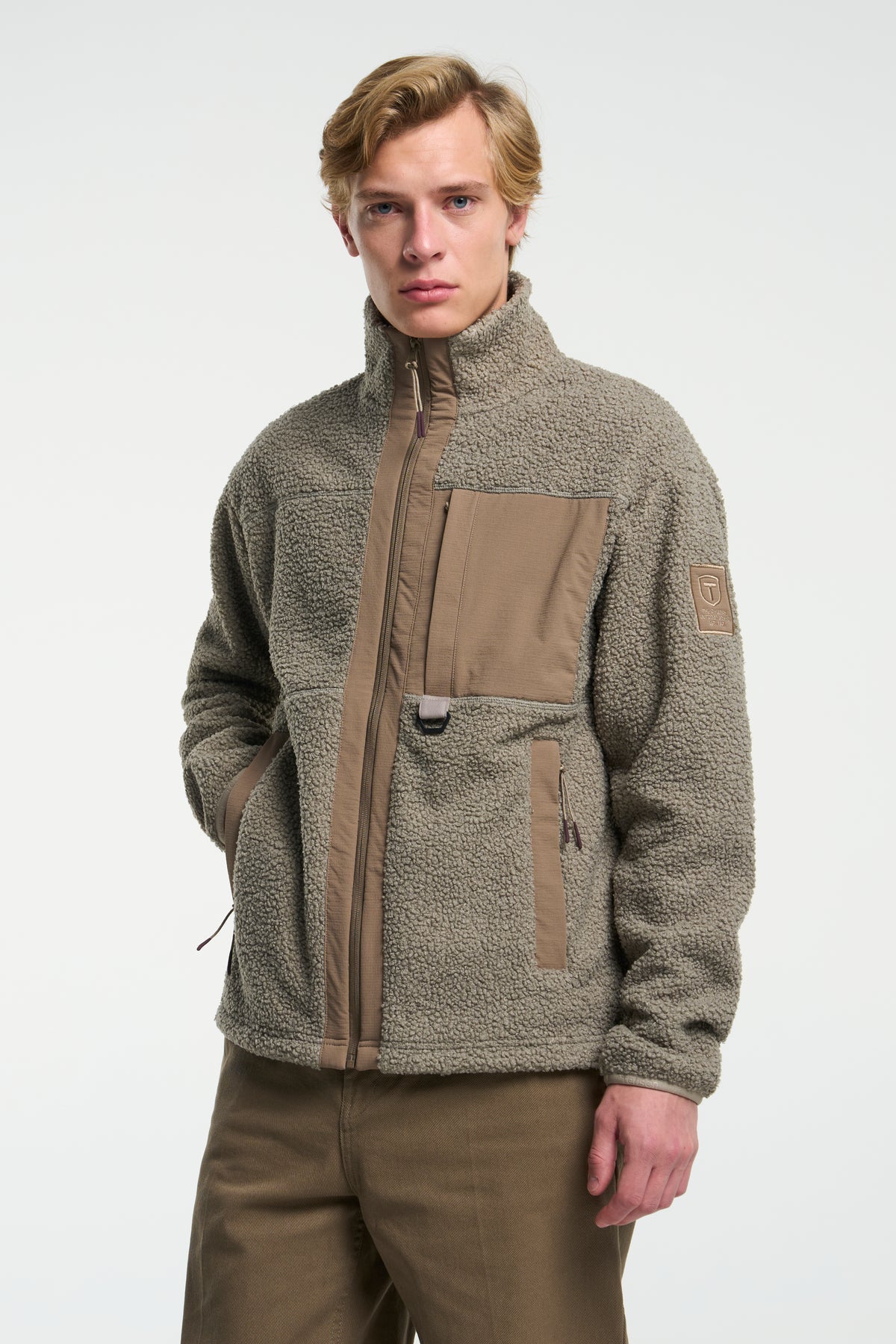 Tenson Camper Pile Men Taupe, Produktansicht