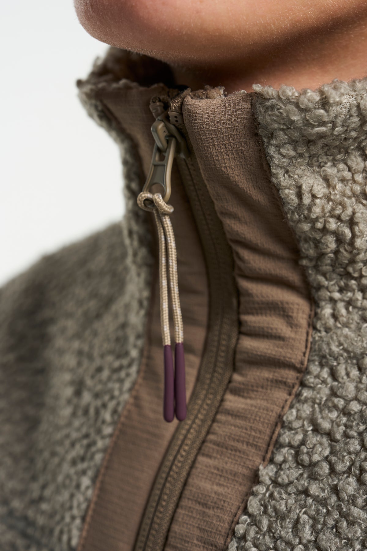 Tenson Camper Pile Men Taupe, Produktansicht