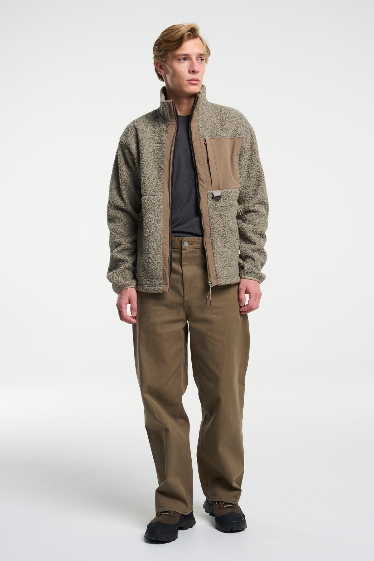 Tenson Camper Pile Men Taupe, Produktansicht