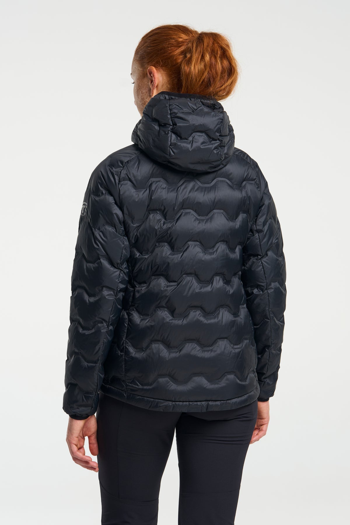 Tenson Miyabi Hood Down Jacket Women Schwarz, Produktansicht
