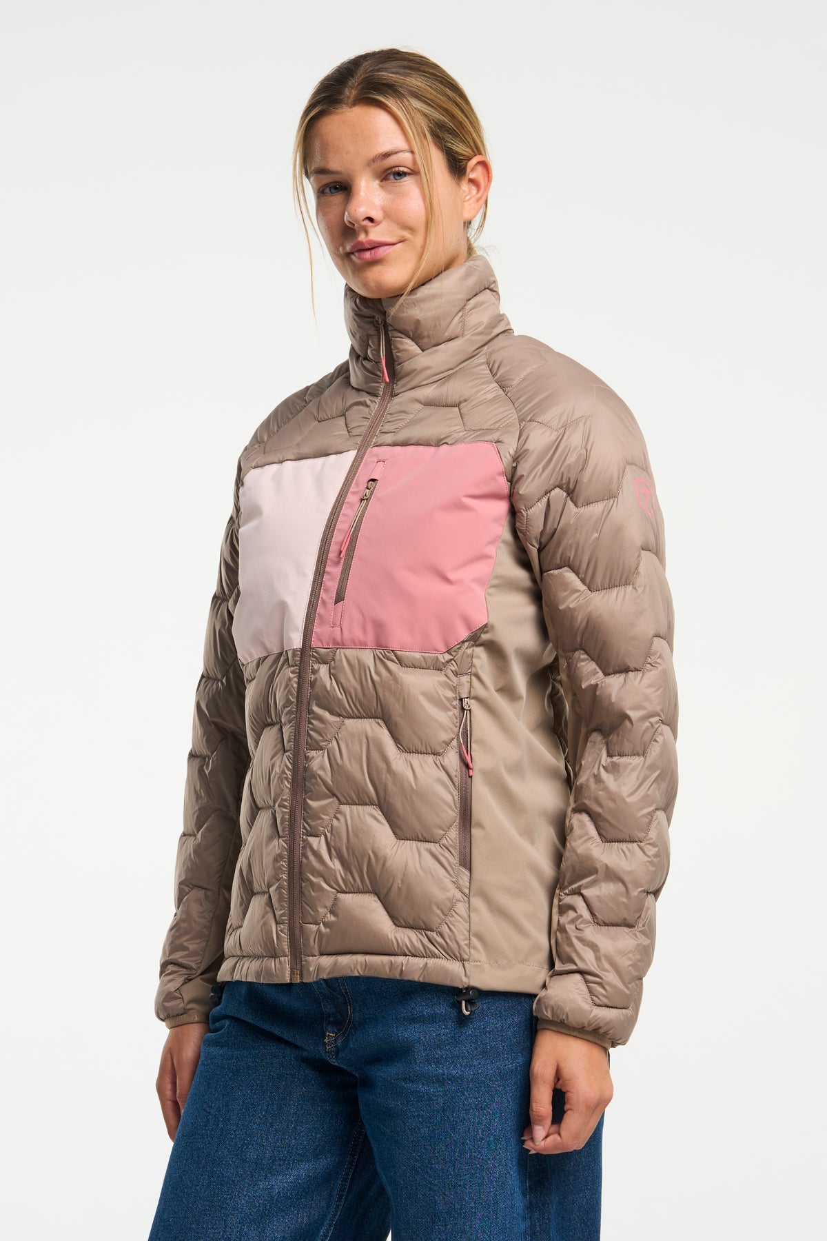 Tenson Miyabi Hybrid Jacket Women Taupe, Produktansicht