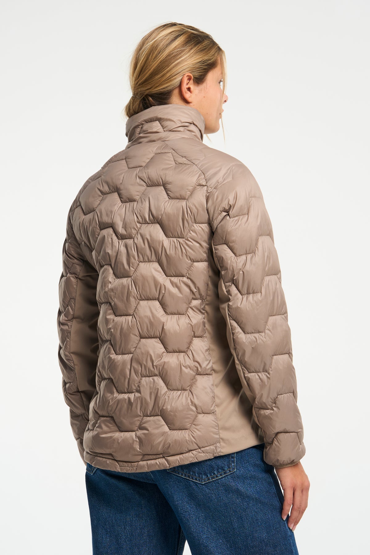Tenson Miyabi Hybrid Jacket Women Taupe, Produktansicht