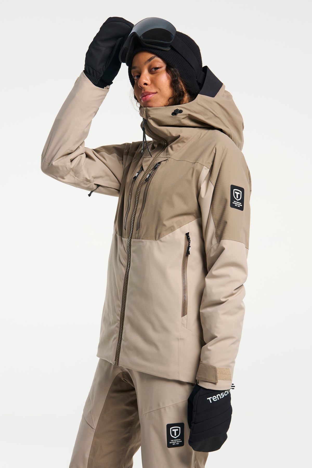 Tenson Stratos Jacket Women Sand, Produktansicht