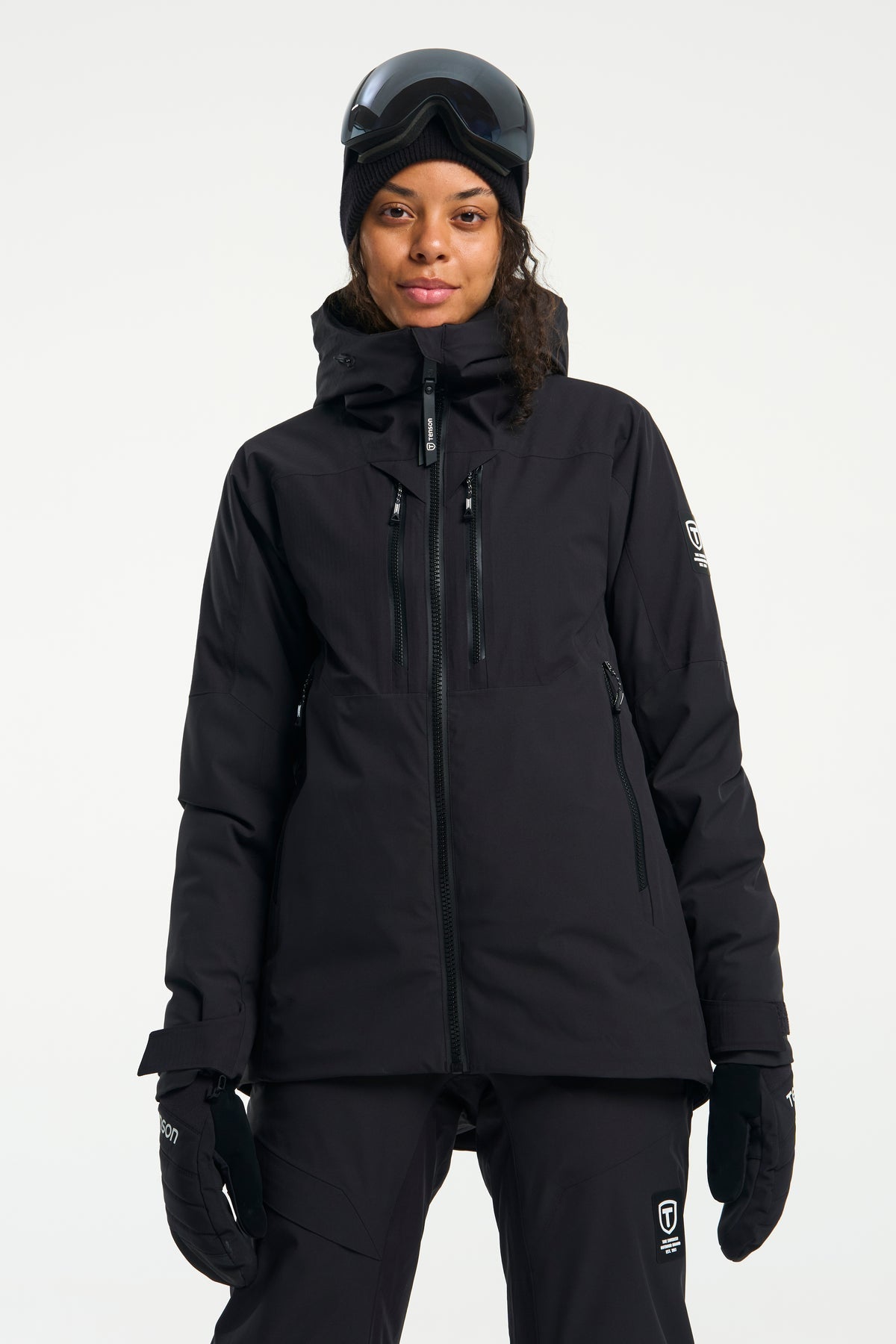 Tenson Stratos Jacket Women Schwarz, Produktansicht