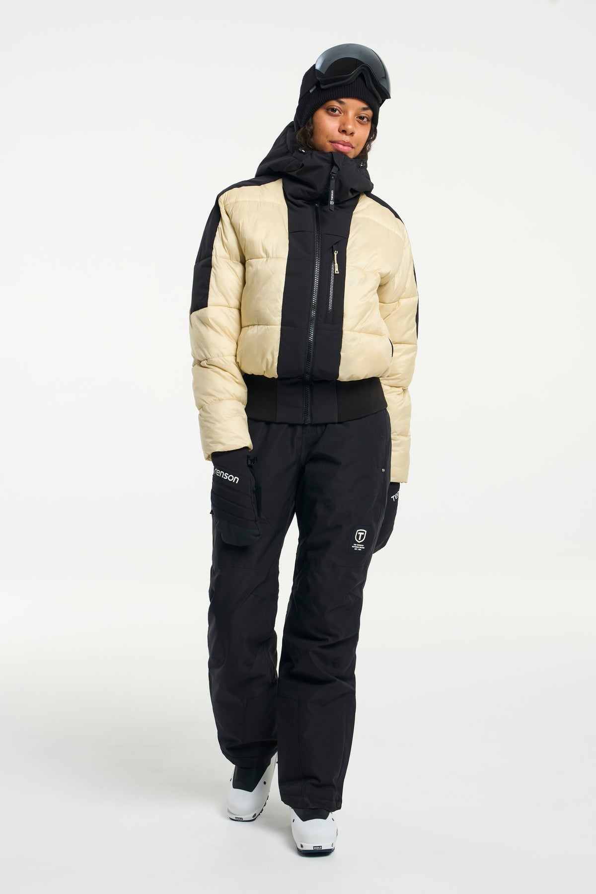 Tenson Monamie Ski Jacket Women Creme, Produktansicht