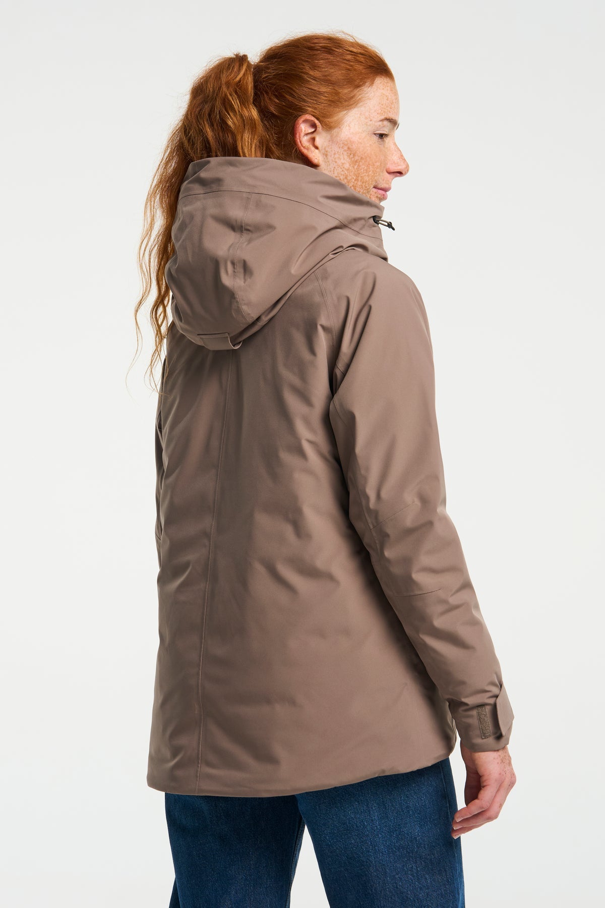 Tenson Vision Storm Jacket Women Braun, Produktansicht