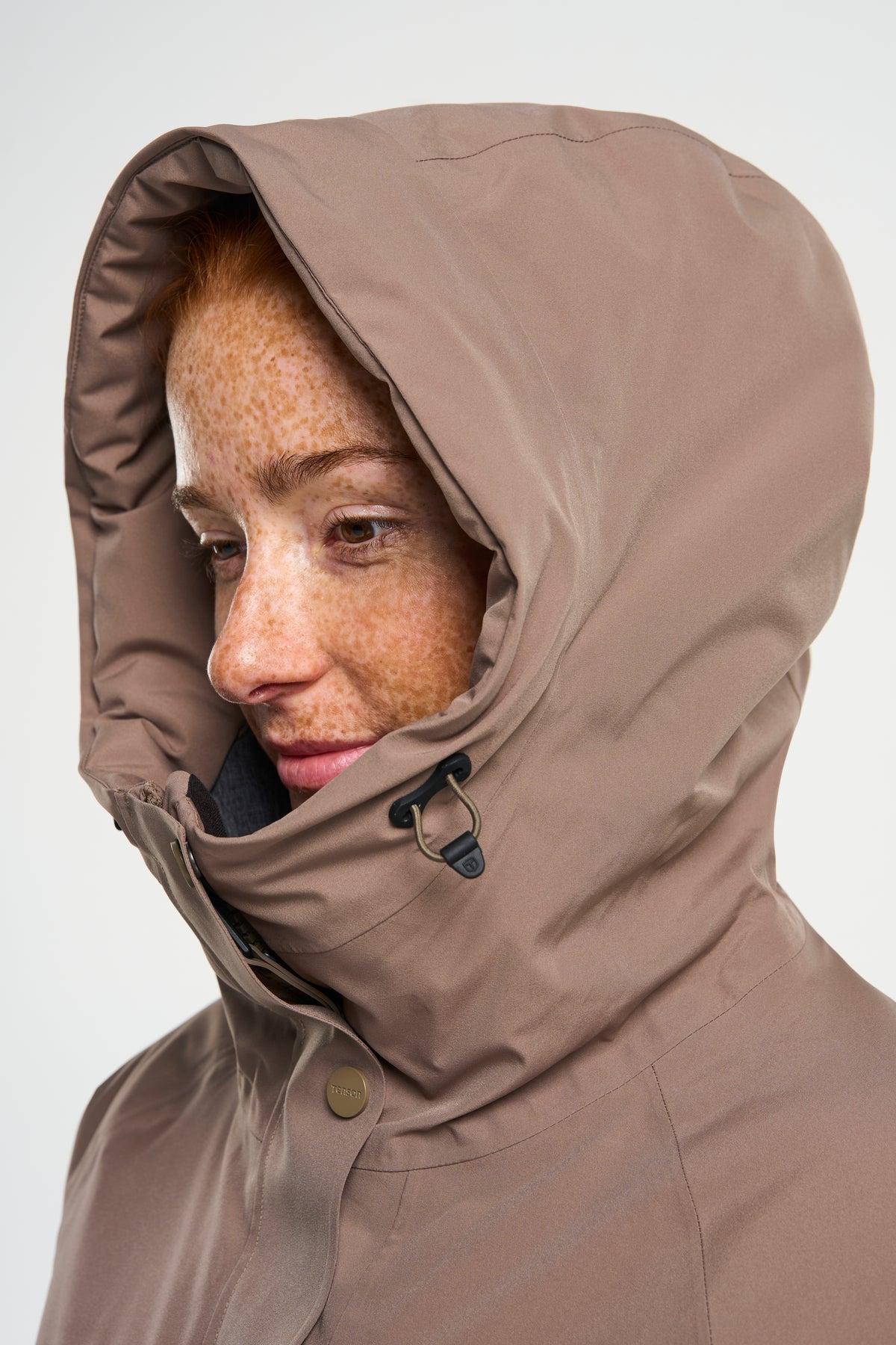 Tenson Vision Storm Jacket Women Braun, Produktansicht