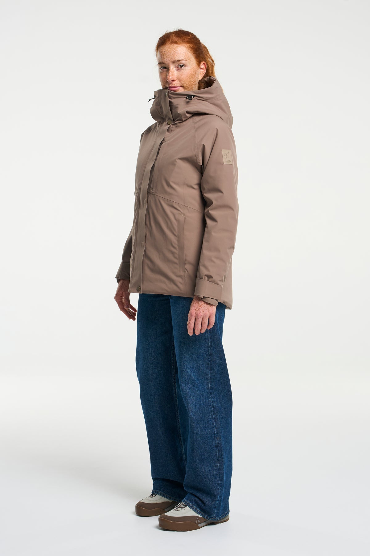 Tenson Vision Storm Jacket Women Braun, Produktansicht