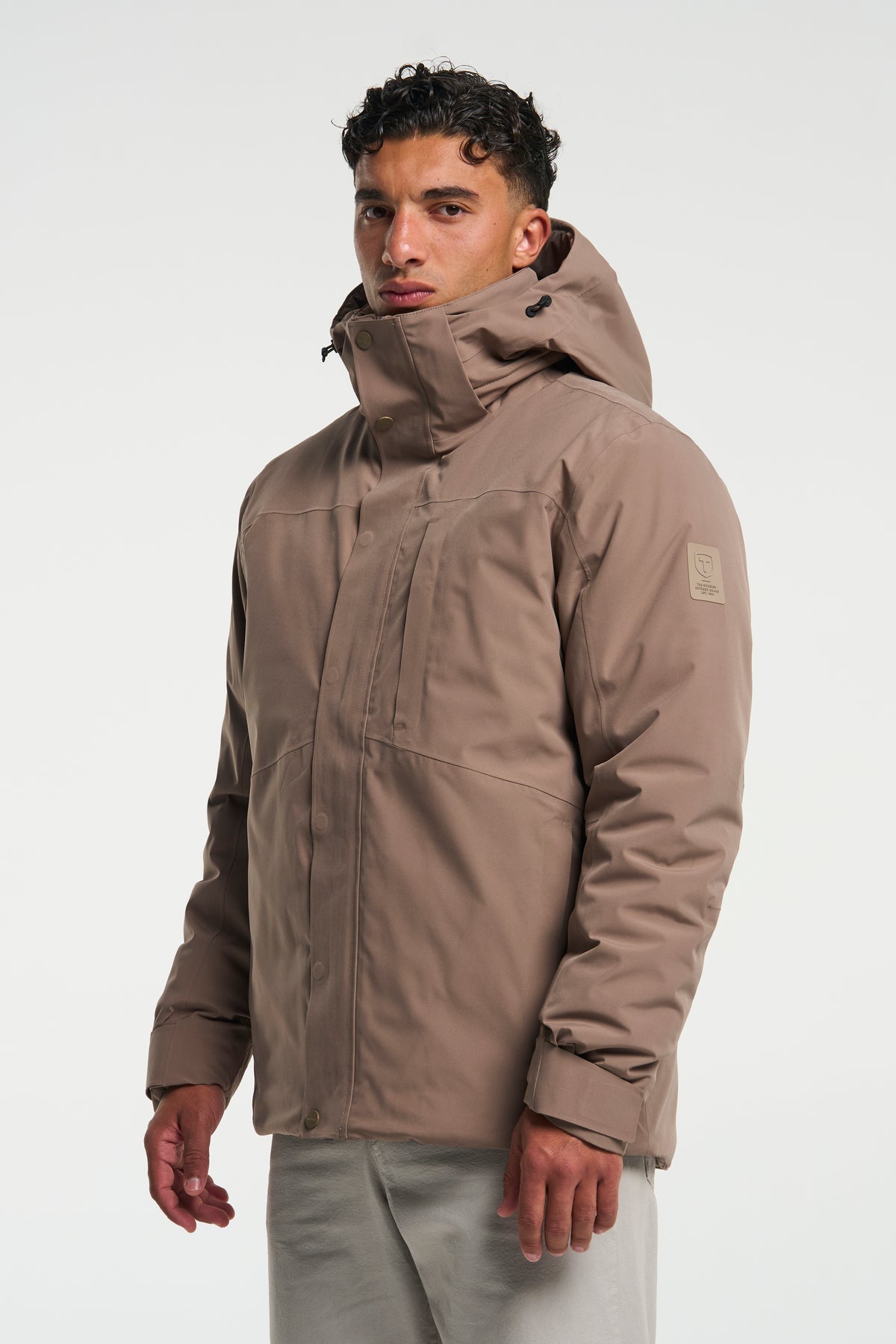 Tenson Vision Storm Jacket Men Braun, Produktansicht