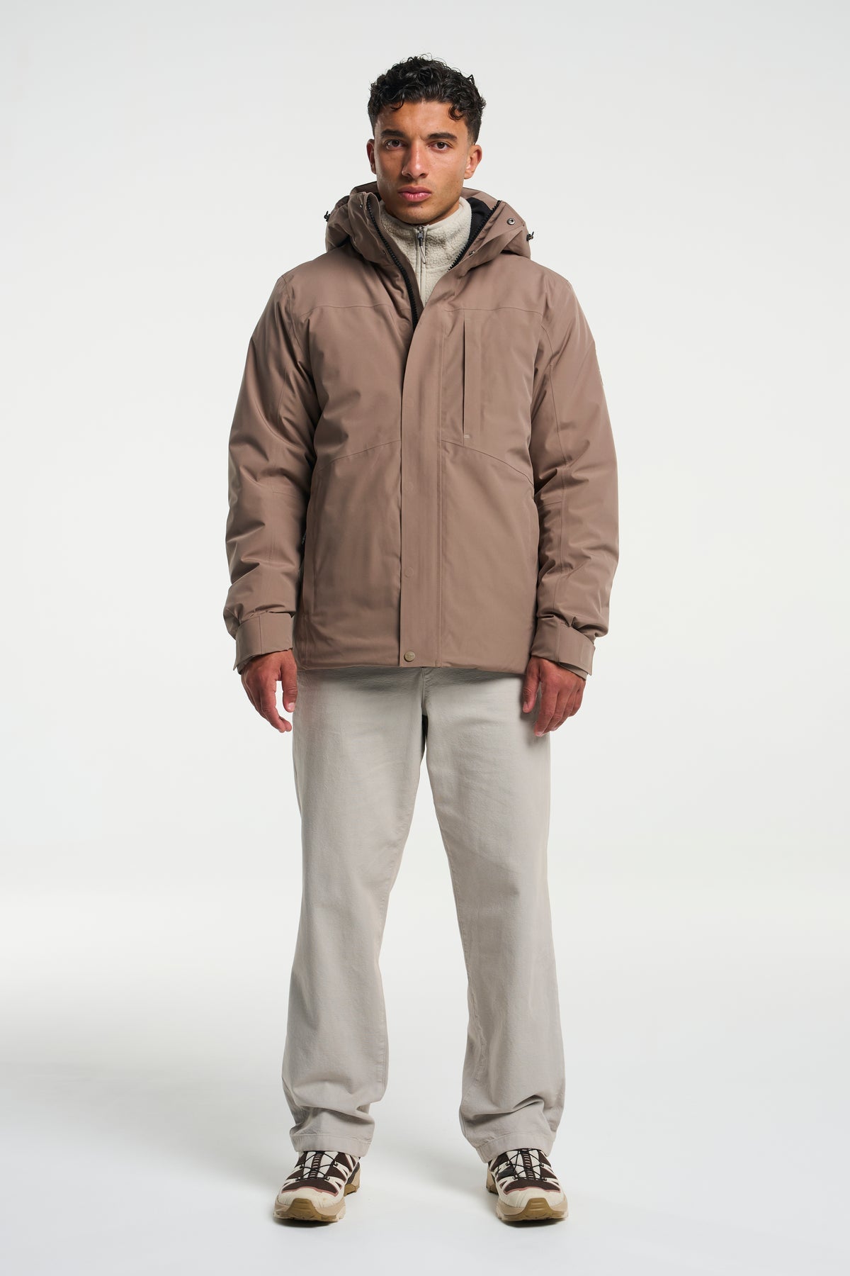Tenson Vision Storm Jacket Men Braun, Produktansicht
