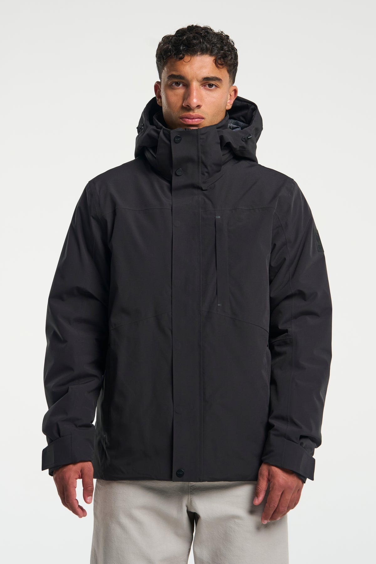 Tenson Vision Storm Jacket Men Schwarz, Produktansicht