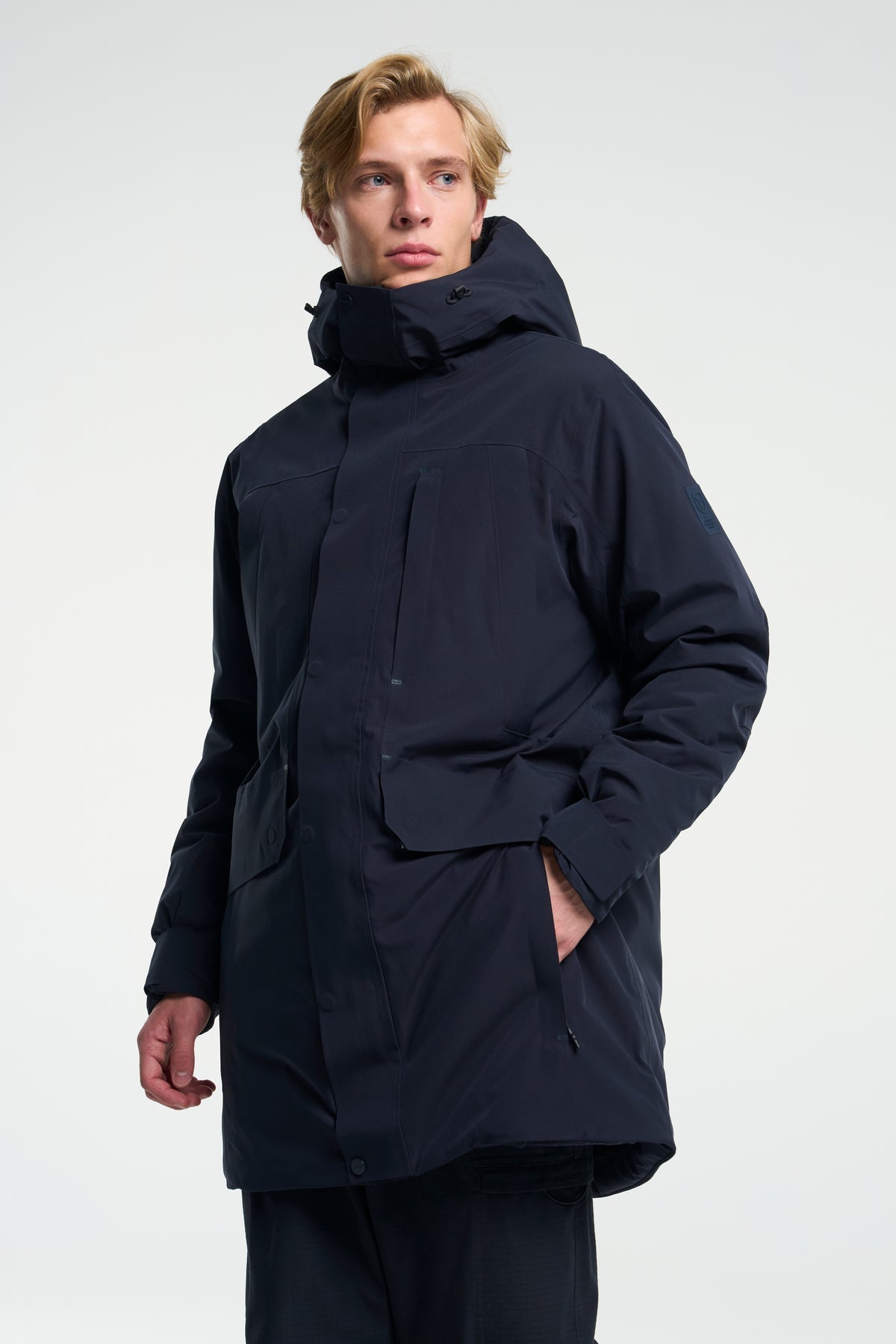 Tenson Vision Storm Parka Men Dunkelmarineblau, Produktansicht